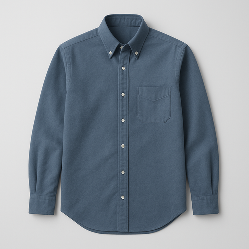 Heritage Oxford Button-Down Shirt on a neutral background