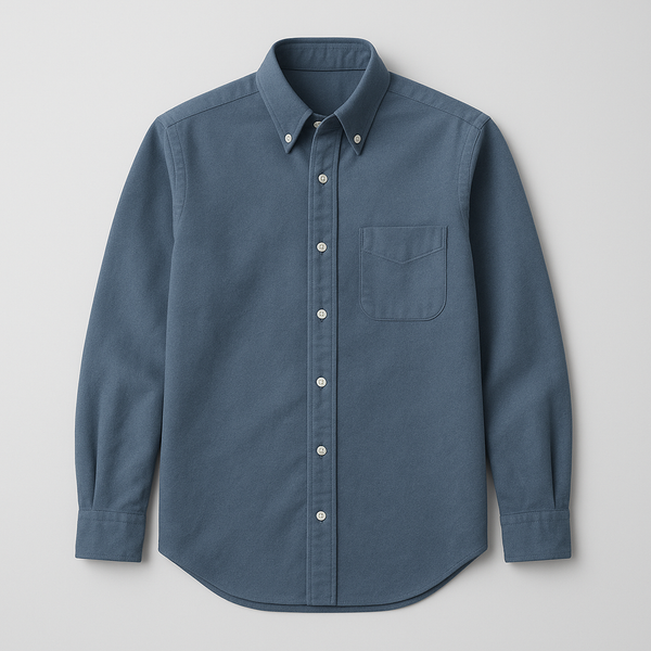 Heritage Oxford Button-Down Shirt on a neutral background
